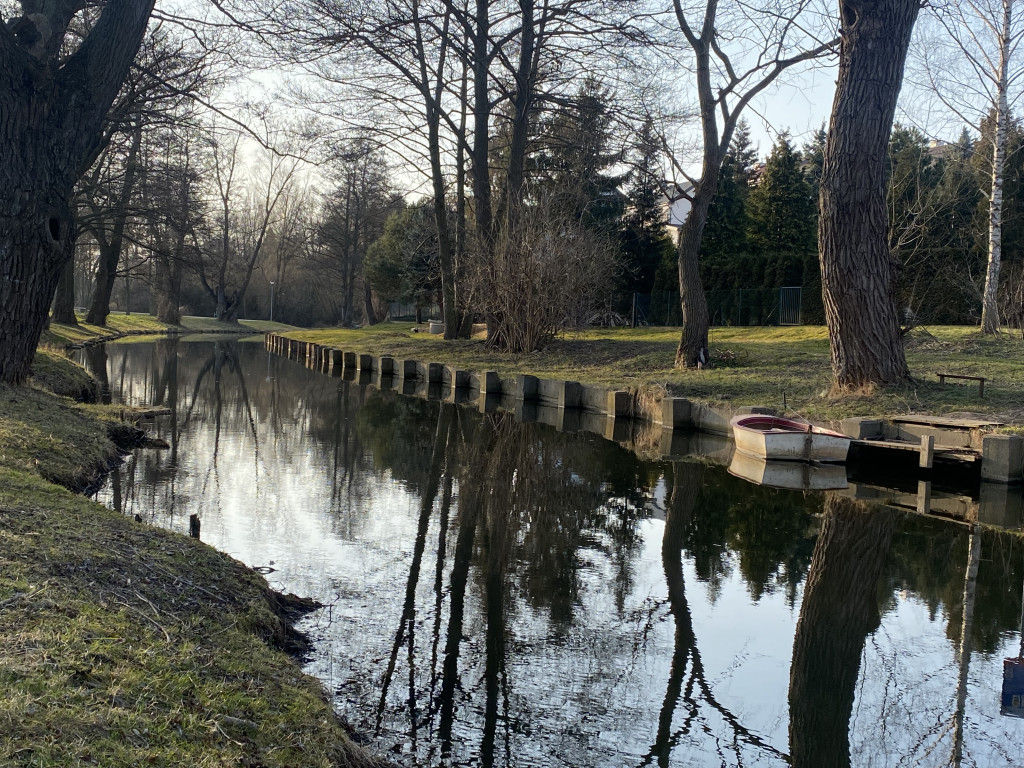 Wczesnowiosenny, pozamiejski nurt Raduni