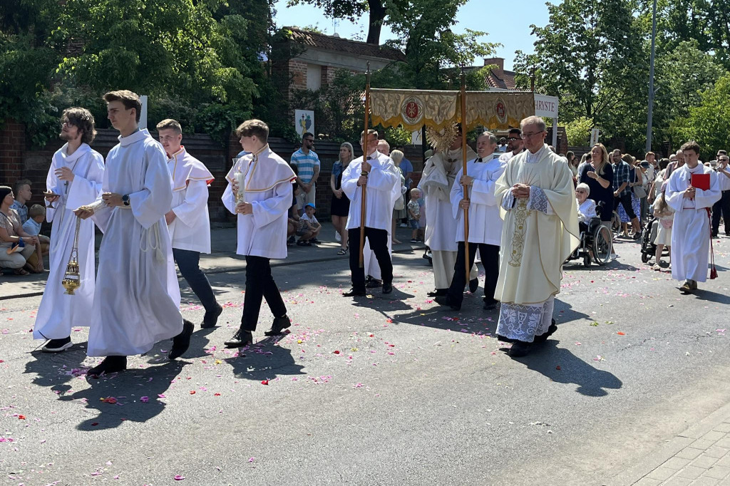 Procesja Bożego Ciała w Pruszczu Gdańskim