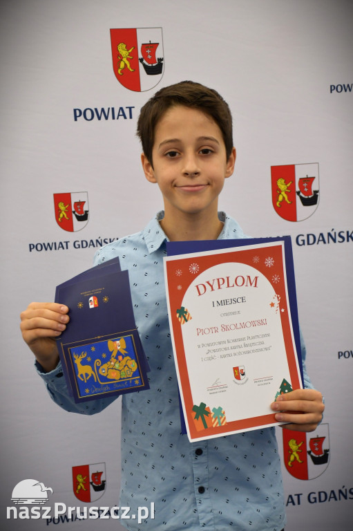 „Powiatowa Kartka Świąteczna I część – kartka bożonarodzeniowa”