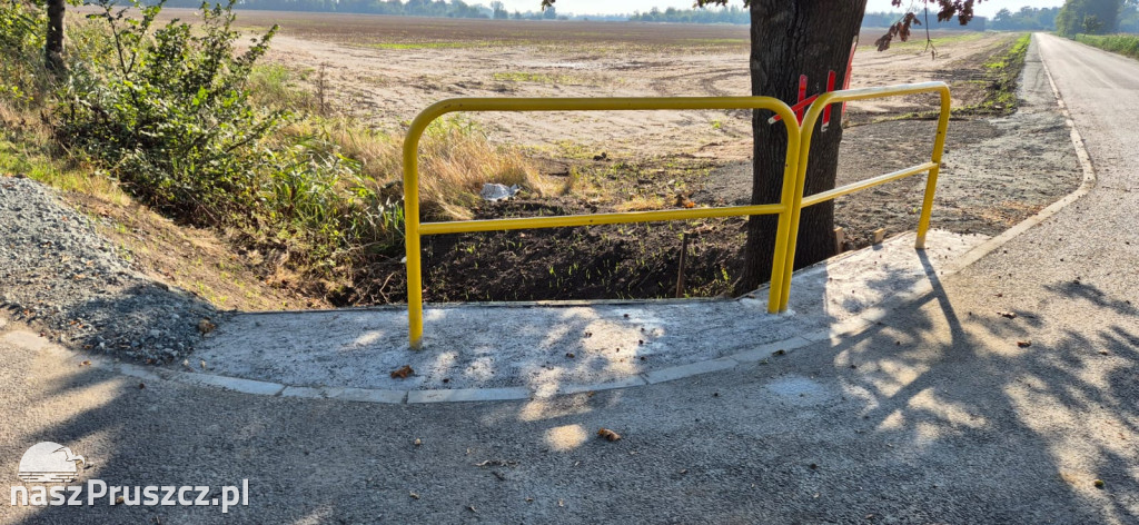 Ulica Spacerowa i Spokojna w Cedrach Wielkich już po remoncie