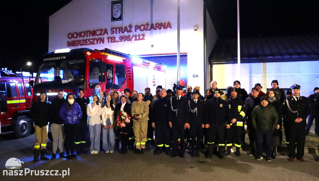 Przywitanie nowego wozu OSP Mierzeszyn