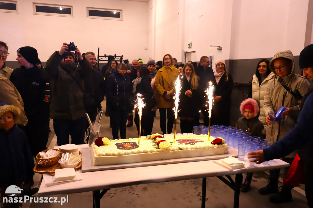 Przywitanie nowego wozu OSP Mierzeszyn