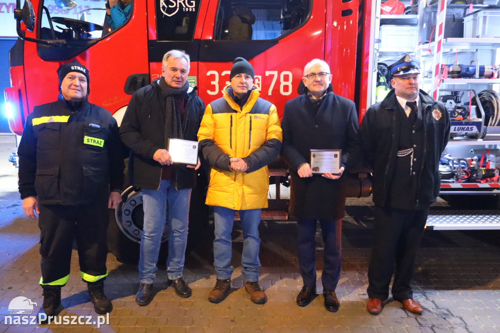 Przywitanie nowego wozu OSP Mierzeszyn