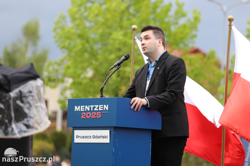 Sławomir Mentzen w Pruszczu Gdańskim