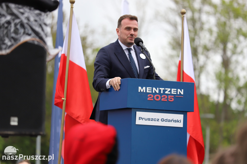Sławomir Mentzen w Pruszczu Gdańskim