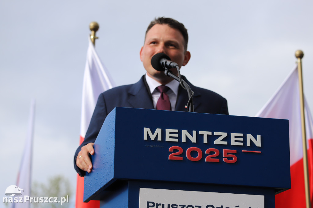 Sławomir Mentzen w Pruszczu Gdańskim