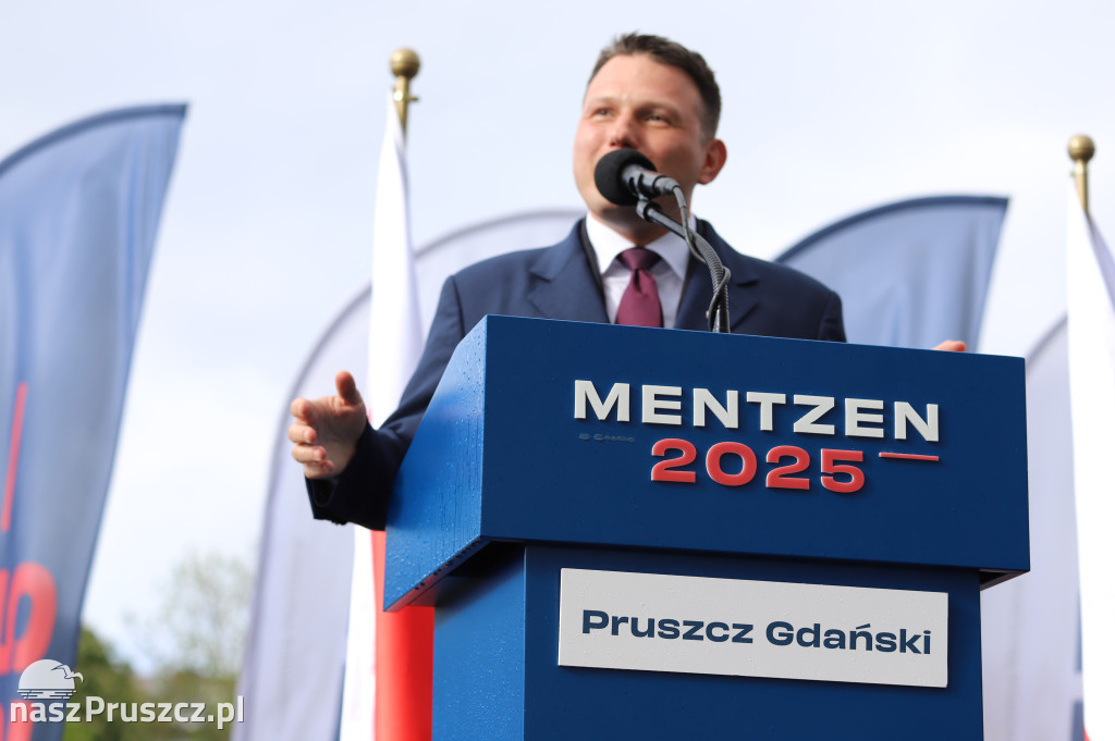 Sławomir Mentzen w Pruszczu Gdańskim