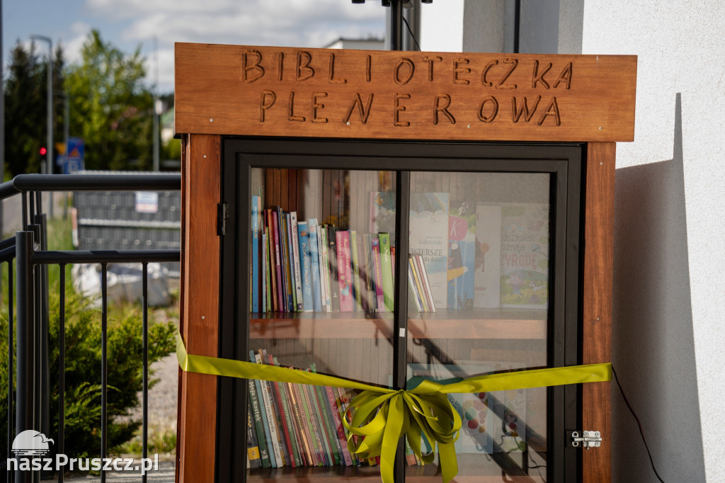 Otwarcie biblioteki plenerowej w Rotmance
