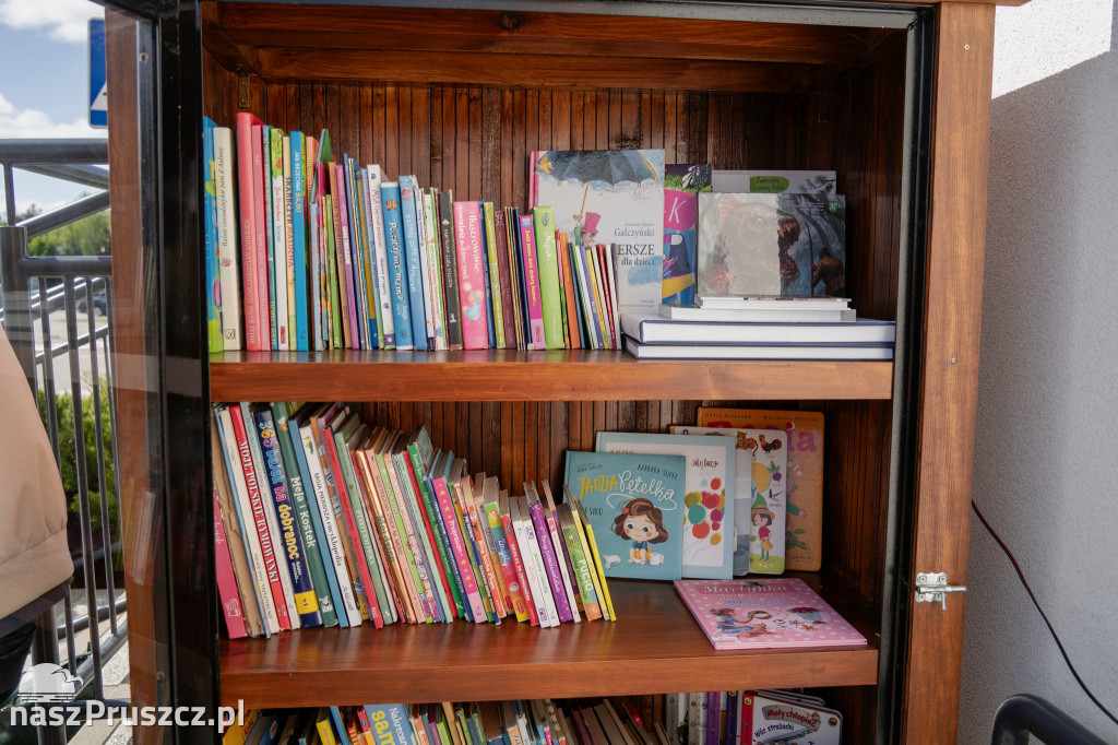 Otwarcie biblioteki plenerowej w Rotmance
