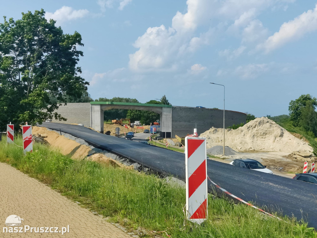 Budowa ulicy Strzeleckiego w Pruszczu Gdańskim