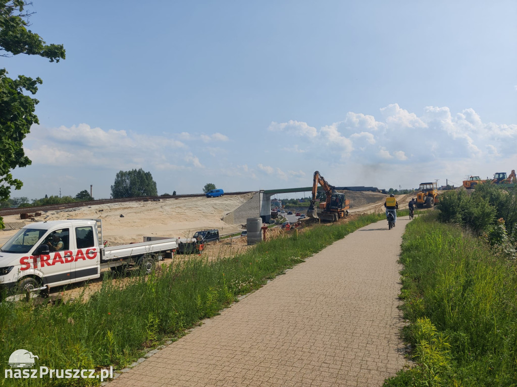 Budowa ulicy Strzeleckiego w Pruszczu Gdańskim