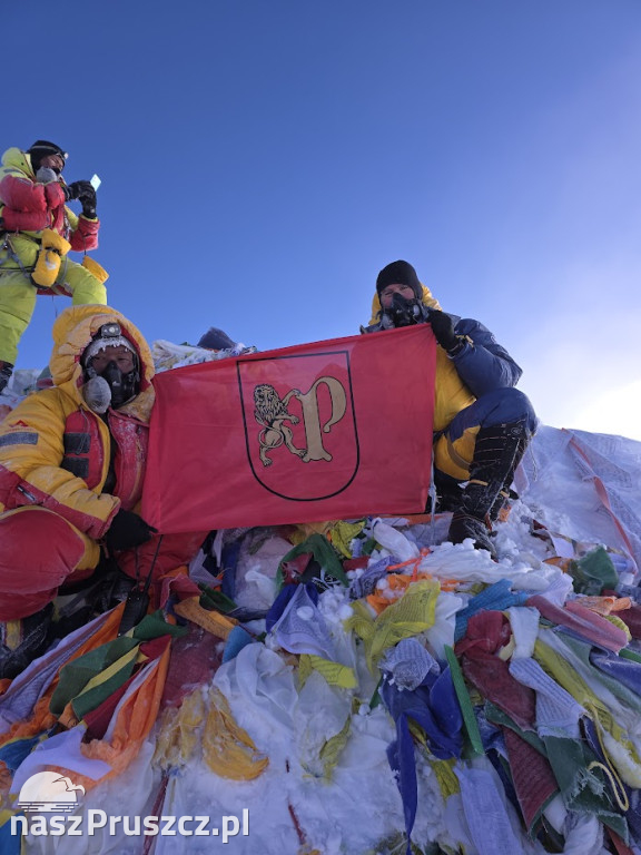 Mieszkaniec gminy Pruszcz Gdański na Mount Everest