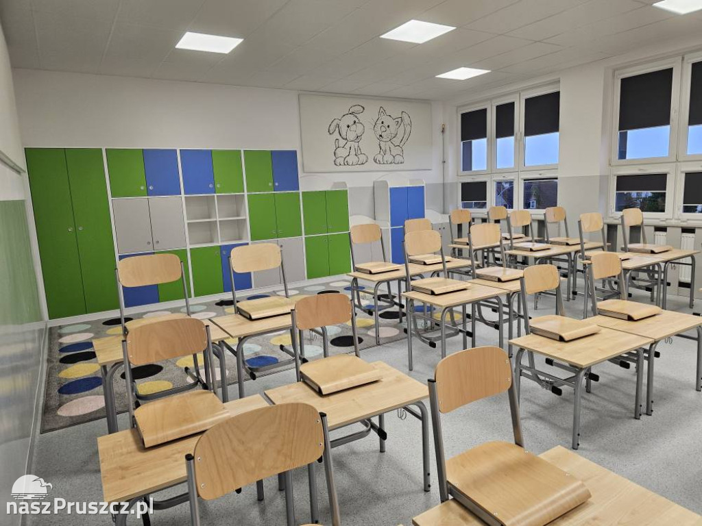 Wakacyjny remont w SP nr 4 w Pruszczu Gdańskim