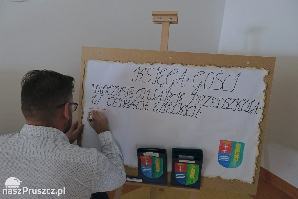 Otwarcie nowego przedszkola w Cedrach Wielkich