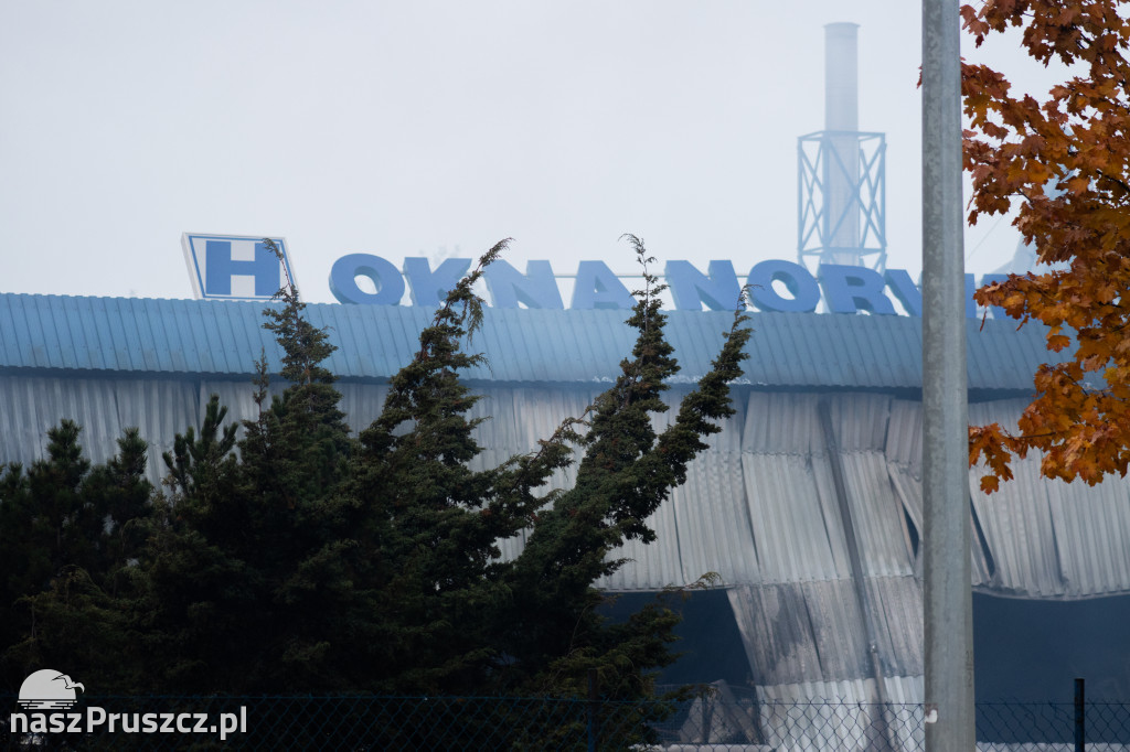 Skutki pożaru w Rusocinie - gmina Pruszcz Gdański