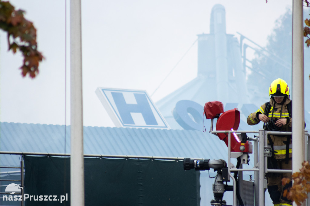 Skutki pożaru w Rusocinie - gmina Pruszcz Gdański