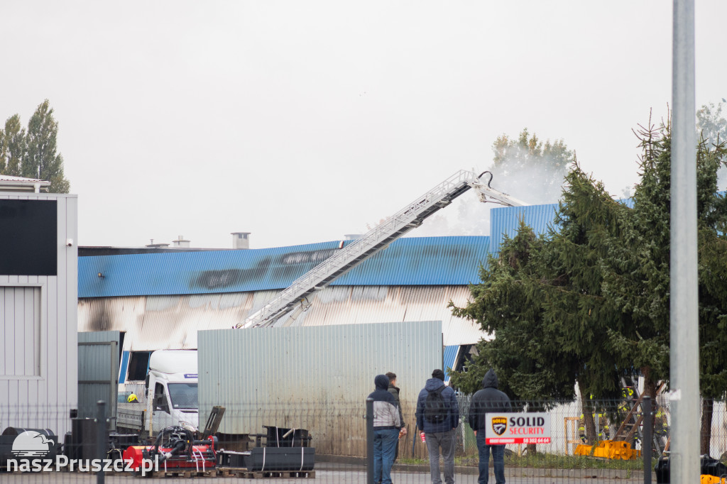 Skutki pożaru w Rusocinie - gmina Pruszcz Gdański