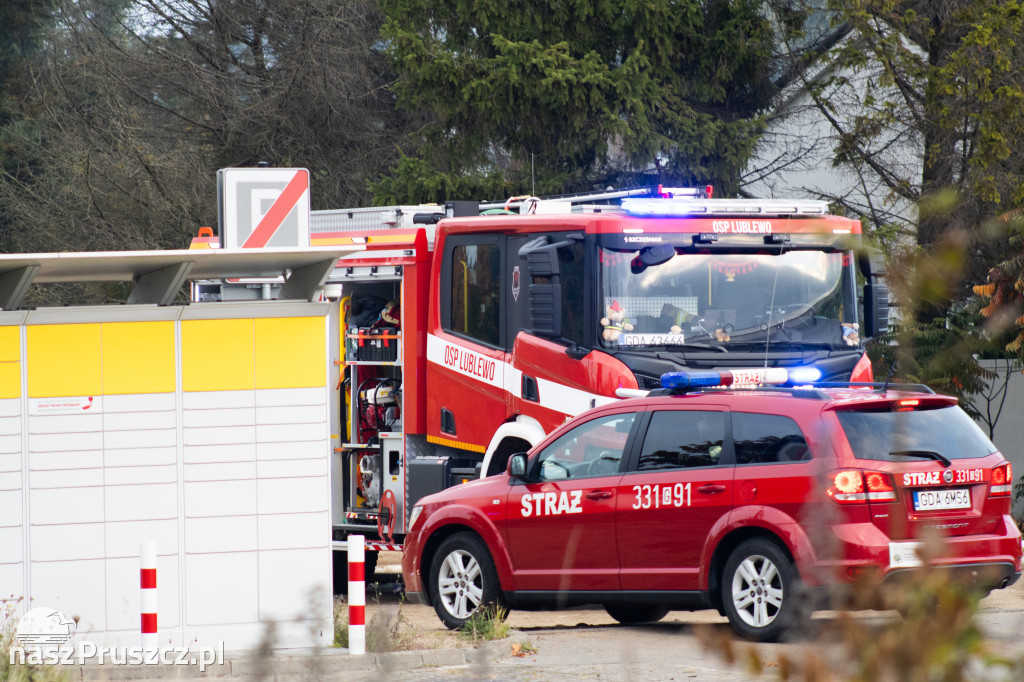 Skutki pożaru w Rusocinie - gmina Pruszcz Gdański