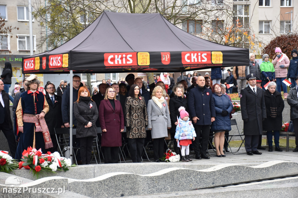 Mieszkańcy Pruszcza Gdańskiego uczcili niepodległość