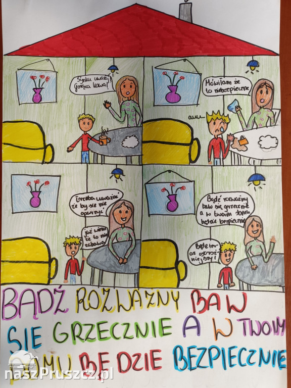 „Bądź rozważny, baw się grzecznie” – wyniki powiatowego konkursu