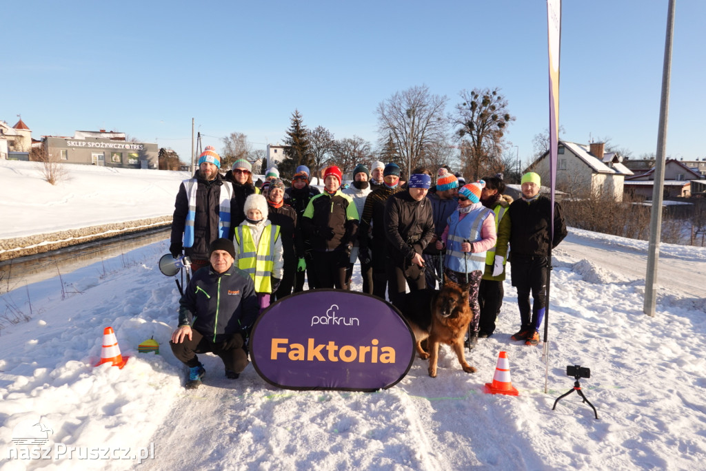 Zimowy parkrun na Faktorii