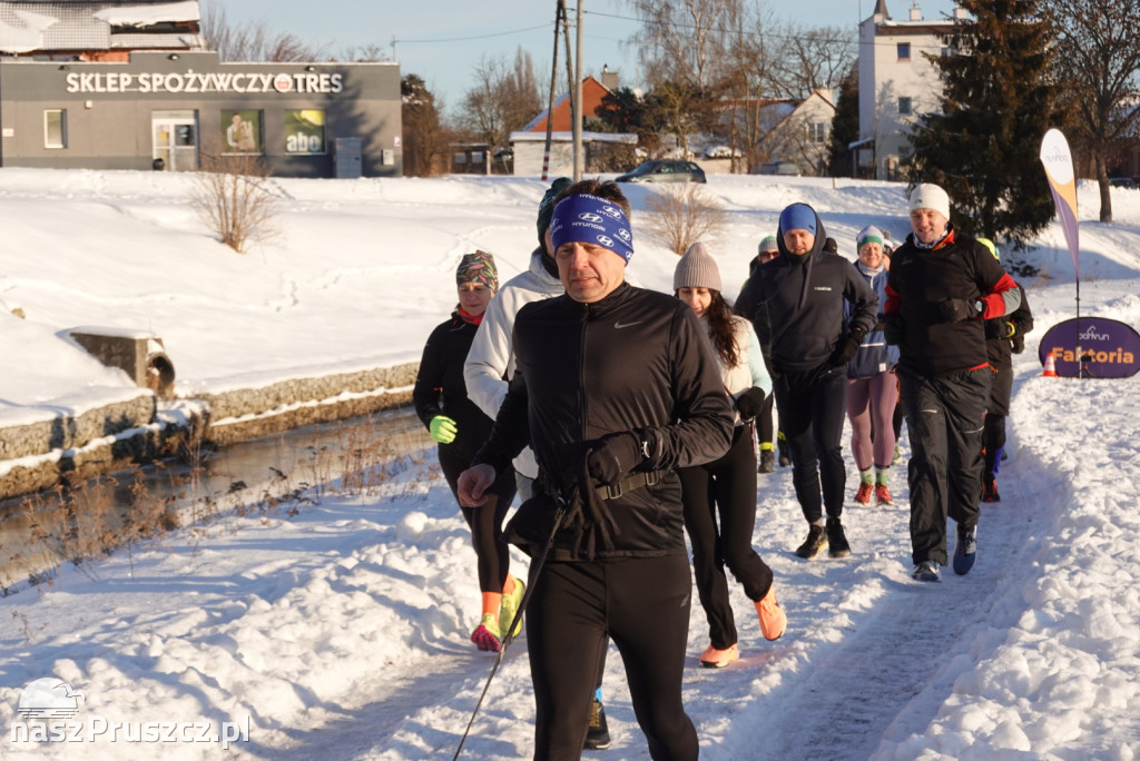 Zimowy parkrun na Faktorii