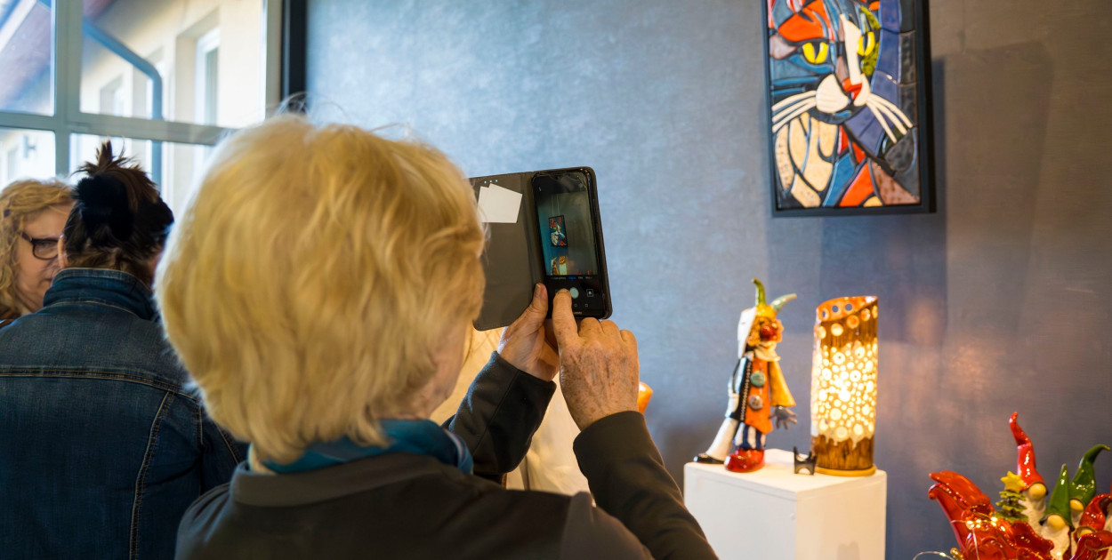 W OKSiBP otwarto wystawę ceramiki Renaty Jelińskiej