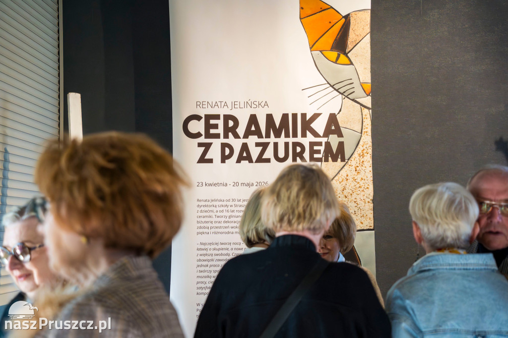 W OKSiBP otwarto wystawę ceramiki Renaty Jelińskiej