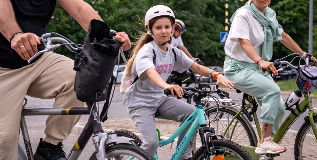 Rowerami przez Pruszcz Gdański. Rodzinny przejazd i piknik z okazji Dnia Dziecka