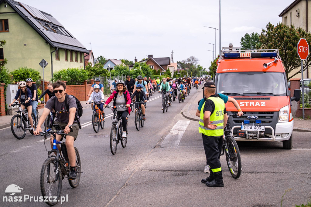 Rowerami przez Pruszcz Gdański. Rodzinny przejazd i piknik z okazji Dnia Dziecka