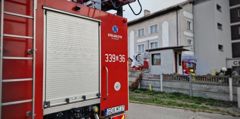 Pożar hotelu w Łęgowie! Z budynku ewakuowano osoby