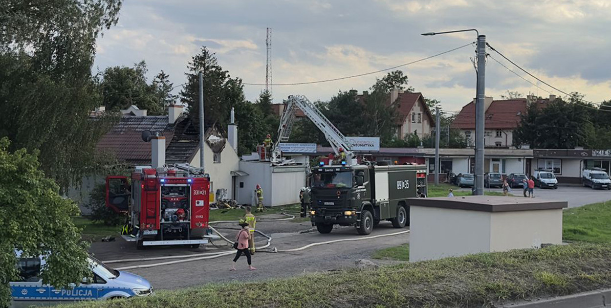 Pruszcz Gdański: pożar domu przy Powstańców Warszawy
