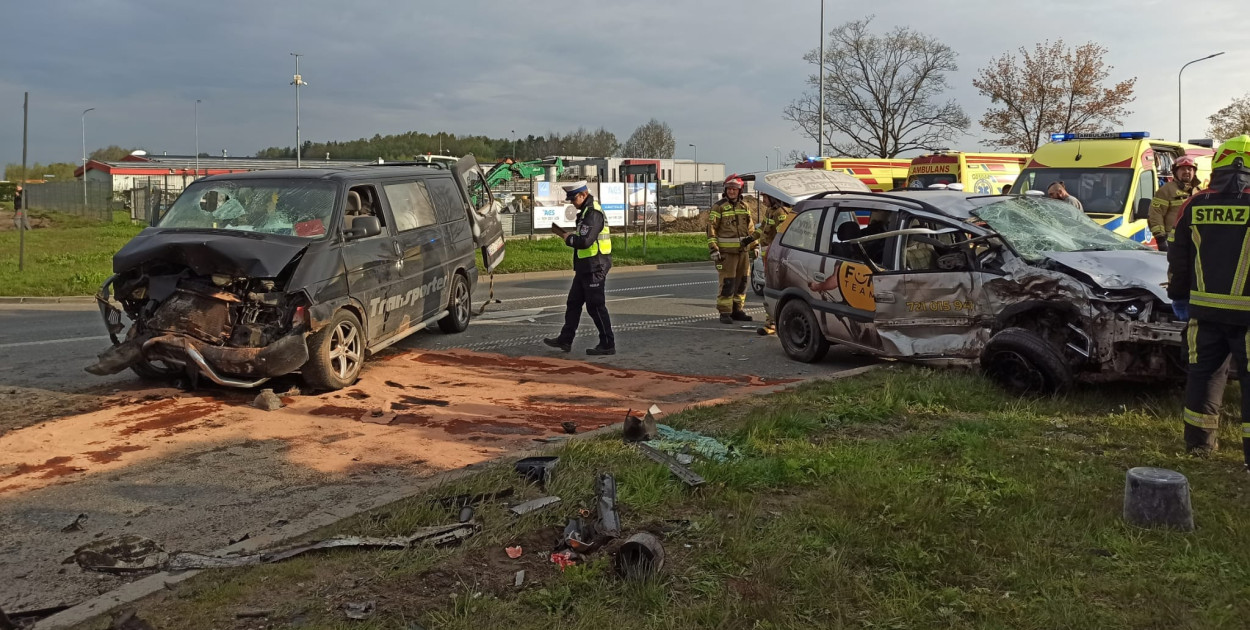 Gmina Pruszcz Gdański: Wypadek w Rekcinie. Na miejscu LPR