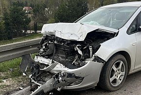 Kolbudy: Wypadek w Czapielsku. Nowy wóz OSP Jodłowno w akcji. -11034