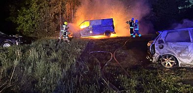 Gmina Pruszcz Gdański: Trzy auta spłonęły w Jagatowie-11510