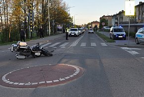Pruszcz Gdański: Motocyklista został ranny po zderzeniu z autem-18663