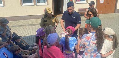 Bezpieczne wakacje – spotkania z policjantami, strażakami i inspektorami Sanepid-u-20145