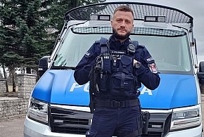 Policjant w czasie wolnym od służby udaremnił kradzież w sklepie