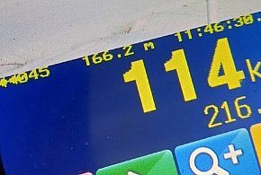 Suchy Dąb: 34-latek wpadł z prędkością 114 km/h w obszarze zabudowanym!