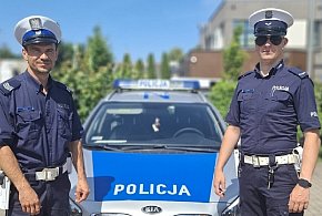 Pruszcz Gdański: Policjanci eskortowali rannego 20-latka do szpitala