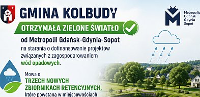 Nowe projekty w Kolbudach – nawet 4,25 mln zł na zbiorniki retencyjne