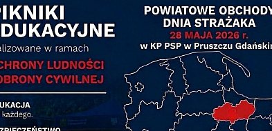 Pruszcz Gdański: święto strażaków połączone z piknikiem edukacyjnym