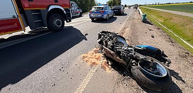 Tragiczny wypadek na DK22. Nie żyje motocyklista