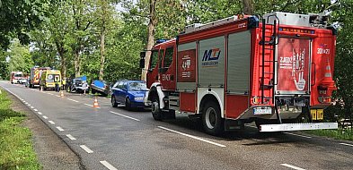 Wypadek w Warczu. Jedna osoba w szpitalu