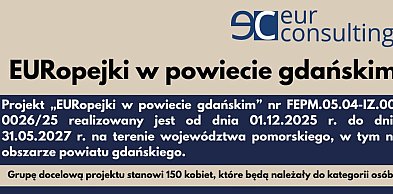 „EURopejki w powiecie gdańskim” – wsparcie i nowe możliwości dla kobiet