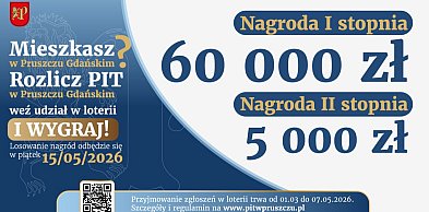 Rozlicz PIT w Pruszczu Gdańskim i wygraj nawet 60 tysięcy złotych