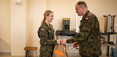 Dowódca 7PBOT odwiedził żołnierzy pełniących służbę na granicy