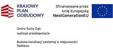 Nowa kanalizacja w Steblewie. Ważna inwestycja w gminie Suchy Dąb