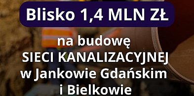Ponad 1,3 mln zł na kanalizację w gminie Kolbudy. Rusza ważna inwestycja