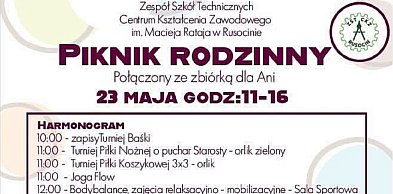 Piknik Rodzinny w Rusocinie połączony ze zbiórką dla Ani